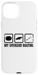 Coque pour iPhone 15 Plus Drôle de tambour Week-end Musique Band Trap Set