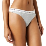 Tommy Hilfiger String Femme Tanga, Gris (Light Grey Heather), S