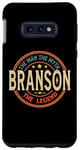 Coque pour Galaxy S10e BRANSON The Man The Myth The Legend Vintage Personnalisé