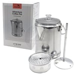 EASY CAMP COFFEE POT & PERCOLATOR KETTLE FOR TRIPOD FIRE 1.4L ADVENTURE CAMPING