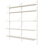 Frama-Library Hylde Dobbelt 160x1852 cm, Varm Hvid