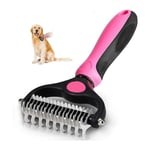 Cyslmuk - Brosse Poil Chien Brosse Chat, Râteaux de Démêlage chiens, Brosse Toilettage Enlever Poils, Peigne de Toilettage pour Sous Poil Élimine Les