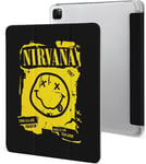 Étui Pour Ipad Pro 2021 Nirvana 12,9 Pouces, Type Ordinateur Portable, Support À Trois Volets Avec Porte-Stylo, Veille/Réveil Automatique