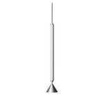 Pholc Apollo 59 taklampa Turtledove-aluminium