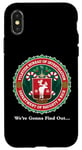 iPhone X/XS Christmas Yuletide Holiday Bureau of Investigation Deer Seal Case