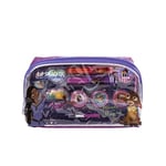 Lip Smacker Wish Essential Makeup Bag, Disney Wish-Inspired Kids Make-up Bag Including Lip Glosses, Shimmer Creams, Accessories and Applicators, Disney Princess Gifts for Endless Creativity