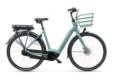 Batavus Batavus Luca E-Go LX LTD | Elcykel mittmotor | 500 Wh batteri | Silver/Grön