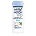 Le Petit Marseillais Crème de douche Haute Tolérance Riche Fleur Coton 400 ml