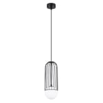 SOLLUX lighting - Suspension Luminaire Brina - Lampe Pendante - Lustre de Salon Élégante - Longue Durée de Vie - Design Attrayant - Acier - G9, 1x max 8W LED, ~230V, 50Hz - Noir