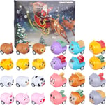 Advent Calendar 2024 for Kids Christmas Countdown Calendar with 24 Surprise Car