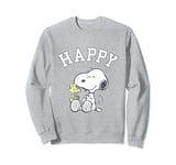 Peanuts Snoopy And Woodstock Happy Sweatshirt