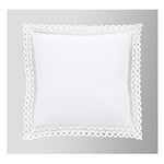 Duffi Home Housse de Coussin Blanc 50 x 70 cm