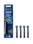 Oral-B Cross Action Black 4Ct