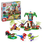 LEGO Marvel Spidey Contre Le Raptor de Gobby à la cabane dans l’Arbre - Jeu de Construction incluant des Dinosaures - Cadeau pour Les Enfants dès 4 Ans - Spidey et Ses Amis extraordinaires 11200