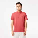 Lacoste Polo Paris regular fit en Piqué stretch Taille L Rouge Sierra