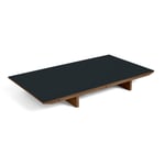 HAY - CPH30 2.0 Extendable Leaf L50 X W80 Black Laminate Top Dark Lacquered Edge Lacquered Walnut Crossbar - Iläggsskivor - Ronan & Erwan Bouroullec - Svart