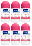 NEW SANEX DERMO CARE ROLL ON ANTI PERSPIRANT DEODORANT 50ML PACK OF 6