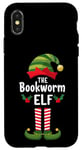 iPhone X/XS The Bookworm Elf Matching Family Christmas Book Lover Worm Case