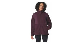 Veste polaire femme columbia sherpa panorama ii violet