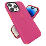 Speck Products CandyShell Pro iPhone 14 Pro Max Case, Compatible with MagSafe, Rosa/Rojo