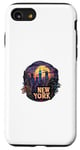 Coque pour iPhone SE (2020) / 7 / 8 Panorama urbain de New York, Big Apple, Manhattan, vacances touristiques