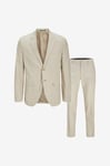 Jack & Jones - Kostym jprRiviera Linen Suit Slim Fit SN - Brun