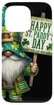 iPhone 13 Pro Happy St Paddys Day Accessories Funny St. Patricks Day Gnome Case