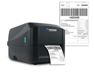 HDWR OPrint-DB200 Imprimante d'étiquettes thermique et par transfert thermique, résolution de 203 dpi, vitesse de 152,4 mm/s, interfaces USB et RS-232, avec fonction de contrôle par application mobile