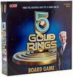 Ideal 5 Gold Rings Board Game TV Show Fun For Kids Children Family Party Quiz