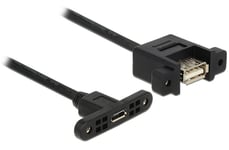 Delock USB-adapter - Micro-USB type B til USB - 25 cm