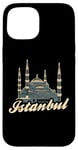 Coque pour iPhone 15 Mosquée bleue Sultan Ahmet Camii Turquie Outfit Istanbul