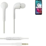 Earphones for Motorola Moto G30 in earsets stereo head set