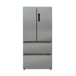 Hoover 436 Litre French Style American Fridge Freezer - Silver HSF818EXK