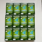 🟢 12 x Nicorette Gum 2mg Icy White Nicotine 30s x 12 Stop Quit Smoking (360pcs)