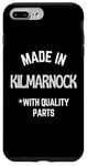 Coque pour iPhone 7 Plus/8 Plus Made In Kilmarnock Slogan drôle Born In Kilmarnock