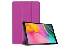 Hsmy Housse et étui pour tablette Etui fire hd7 2017/2019 housse violet avec protection d'écran en verre trempé (xys022)