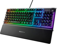 Apex 3 - Clavier de Gaming - Illumination RVB sur 10 Zones - Re-Mains Magnétique Premium - Agencement Français AZERTY