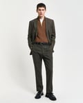 GANT - Slim fit donegal dress bukser til herre desert brown