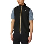 Veste K-Way  Gilet En Jersey De Nylon Stretch Valen Noir Pure