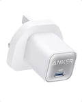 USB C Plug, Anker GaN Charger (Nano 3), 30W PPS Fast Charger for iPhone 15/15