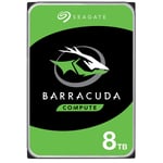 Seagate BarraCuda 3,5" intern harddisk (8 TB)