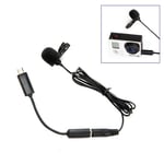 BOYA par LM20 BY-LM20 Pro 3.5mm pince sport externe Microphone pince micro Mini USB pour GoPro Hero 4 3 + 2 vidéo
