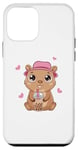 Coque pour iPhone 12 mini Capybara Bubble Tea Lovely Cute Capyboba Boba Milk Tea