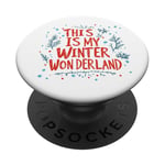 C'est mon pays des merveilles de l'hiver PopSockets PopGrip Adhésif