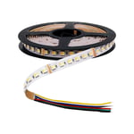 60 24W/m LED Strip Ljusslinga - CCT 3i1+RGB, IP20, 24V. - Kulör : RGB + CCT (Varm till Kall Vit)