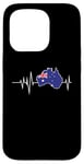 iPhone 15 Pro Flag Country Heartbeat Australia Australian Flags World Map Case