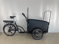 Cargobike Classic Electric 50 Svart Recycle - Elcykel-Recycle - Lådcykel Elcykel-Recycle