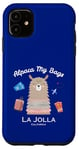 Coque pour iPhone 11 Alpaga My Bags La Jolla California Vacation