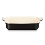 Le Creuset Suorakulmainen Heritage-kivikone 32x24cm / 4L musta