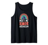 Meet Me At The Aquarium Boho Bohemian Rainbow Fish Tank Tank Top